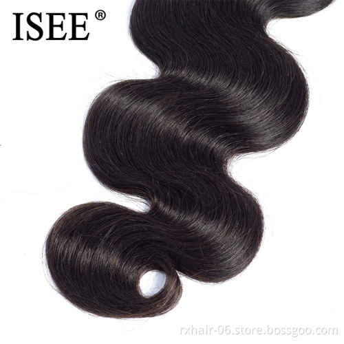 ISEE HAIR High Quality Wholesale Virgin Cuticle Aligned Double Drawn Brazilian Hair
